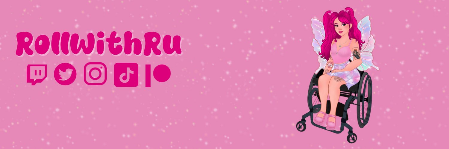 Ru 🌸♿️ (she/they) 🎀 banner