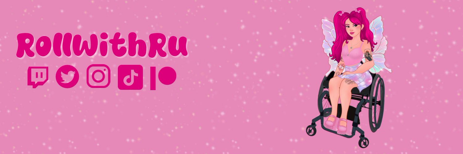 Ru 🌸♿️ (she/they) 🎀 Profile Banner