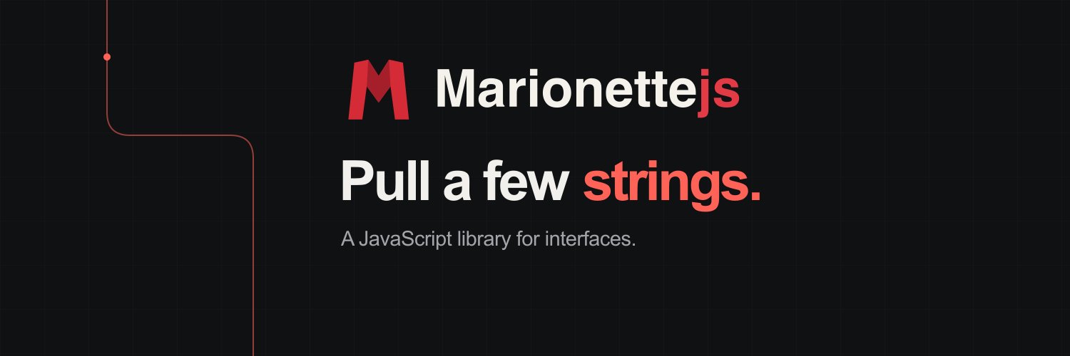 marionettejs's profile banner image