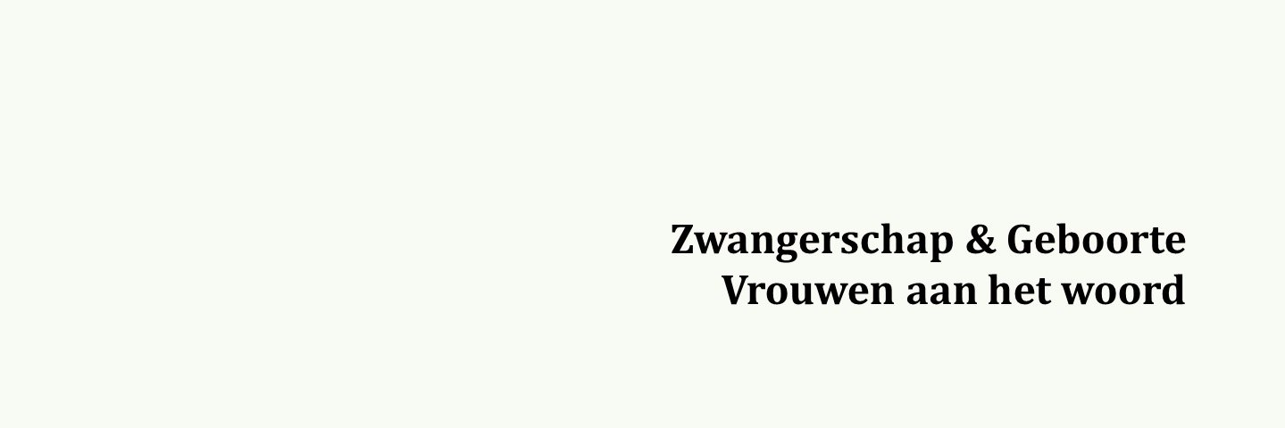 ZwangerVerhalen's profile banner image