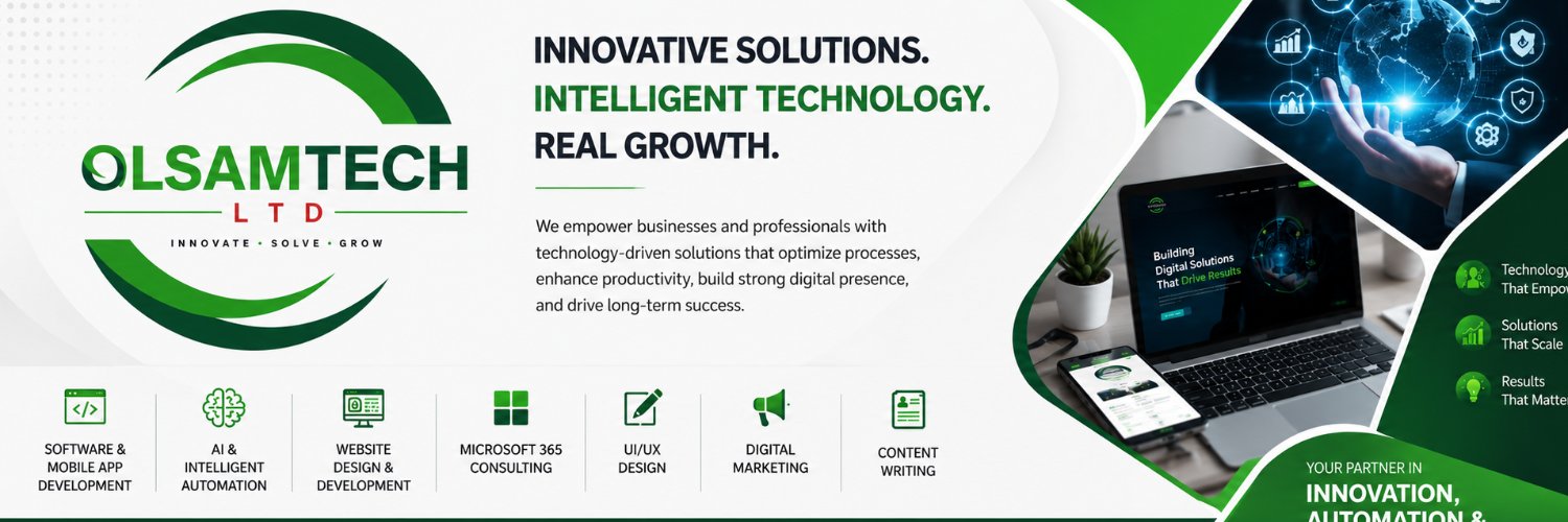 olsamtech's profile banner image