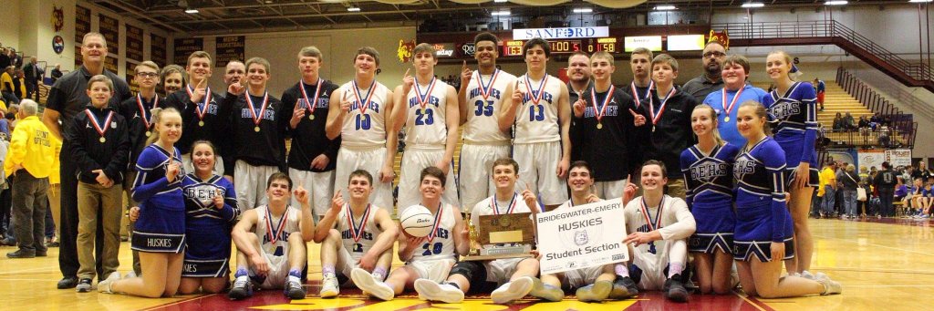 BE Huskies Boys BBall banner
