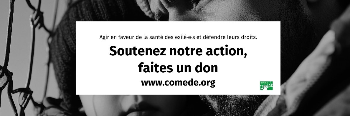Comede - Comité pour la santé des exilé·e·s's banner
