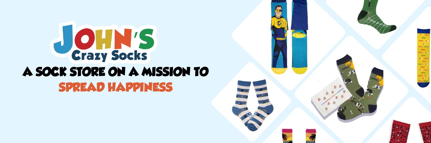 John's Crazy Socks banner