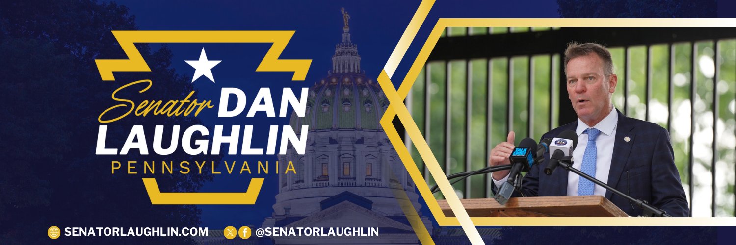 Senator Dan Laughlin banner