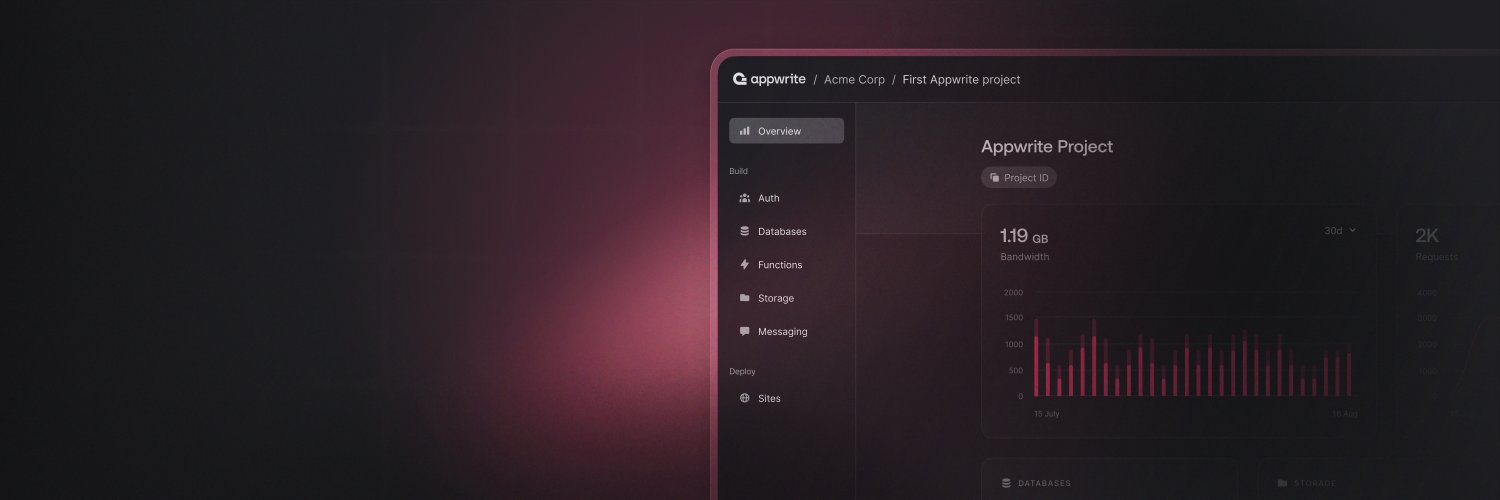 Appwrite banner