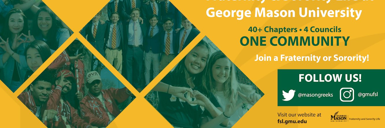 Mason Fraternity & Sorority Life banner