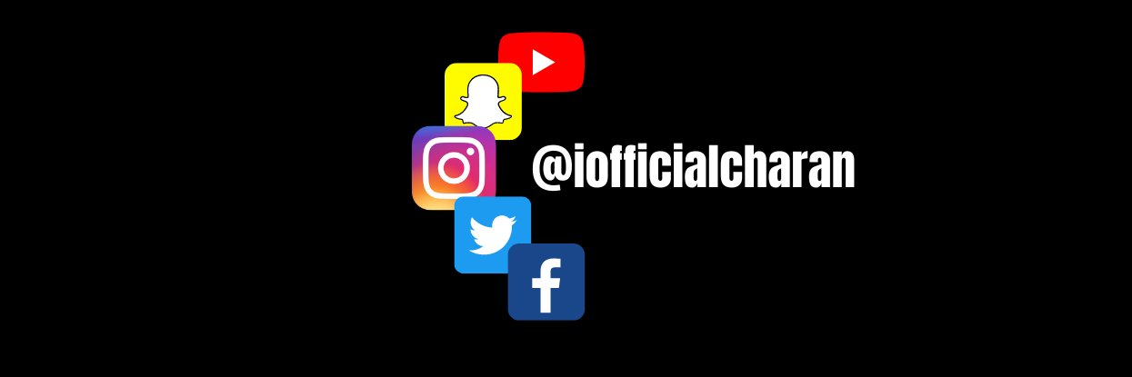 iofficialcharan's profile banner image