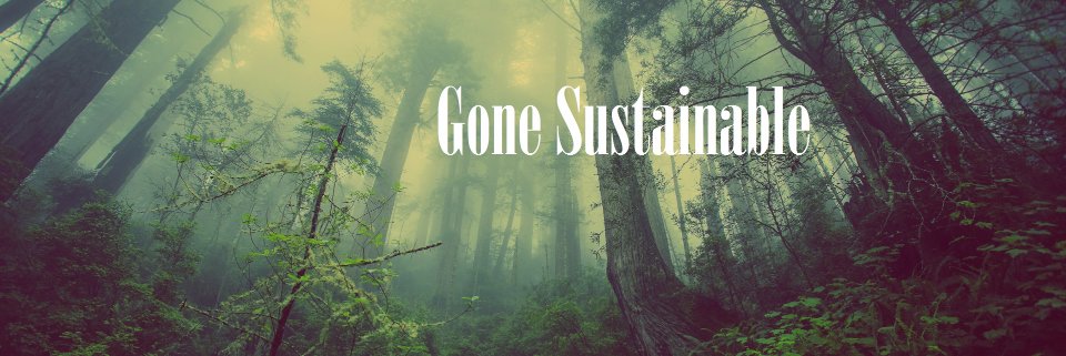 Gone Sustainable banner