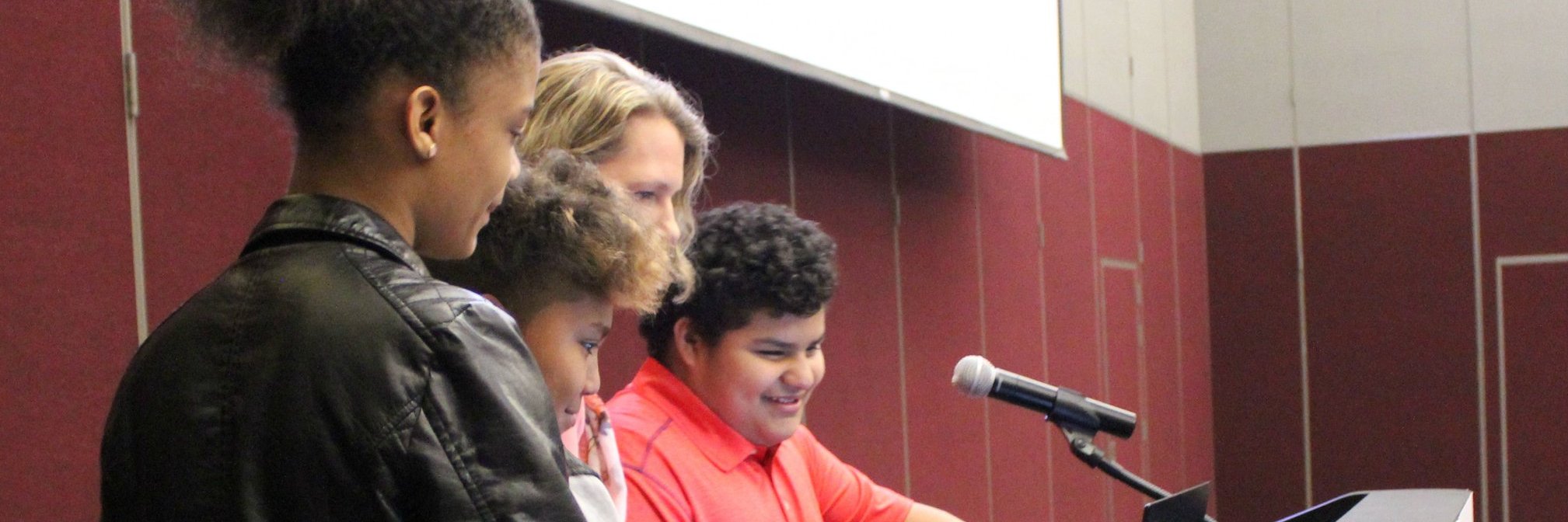 Julie Stivers. Say Gay. Say Trans. banner