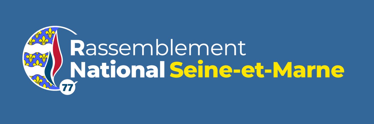 Rassemblement National 77 banner