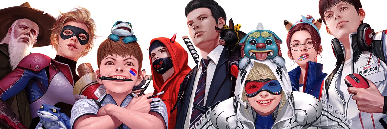 서울 코믹콘 - Seoul Comic Con banner