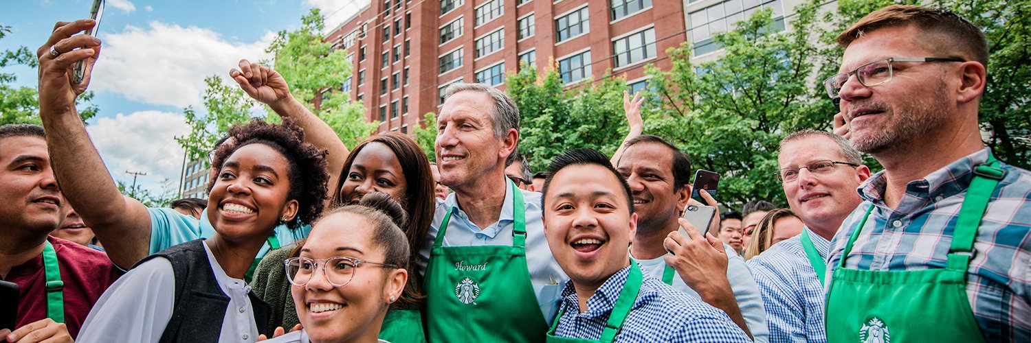 Howard Schultz banner