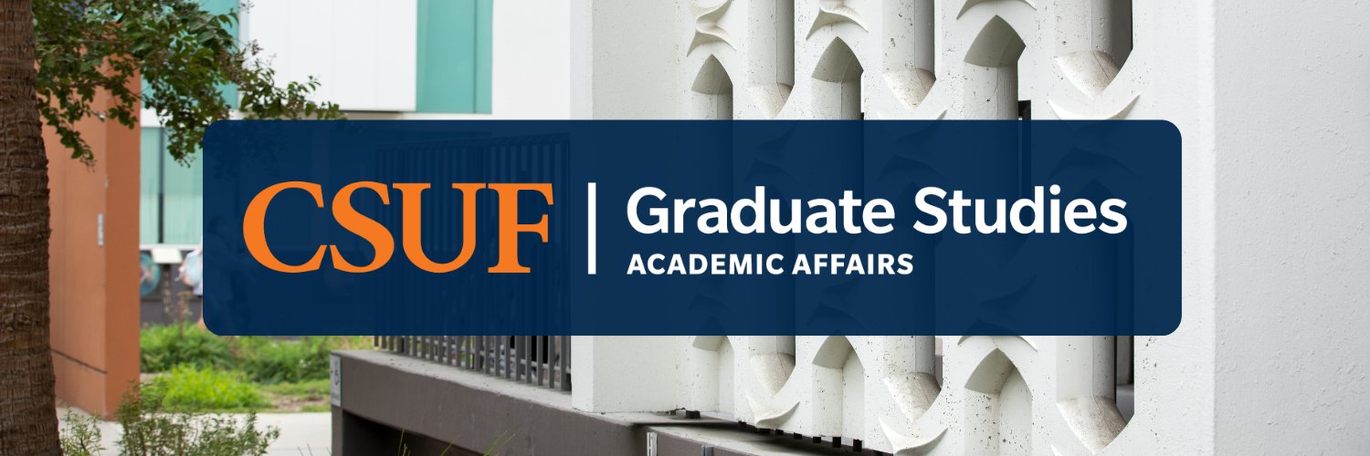 CSUF Grad Studies banner