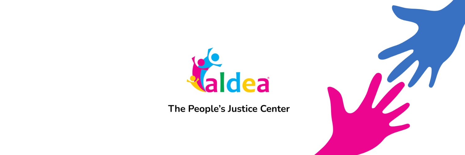 Aldea - The People's Justice Center banner