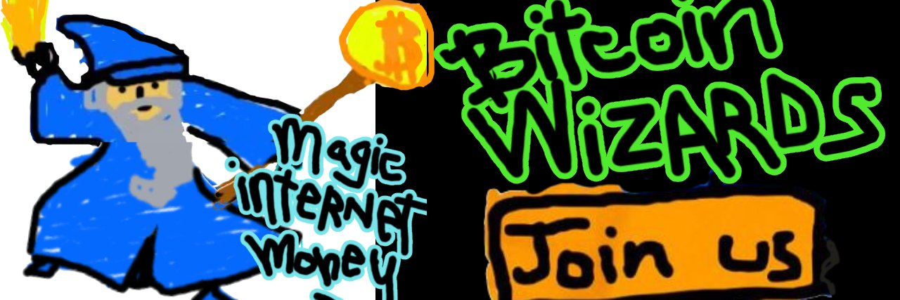 The Bitcoin Wizard's banner