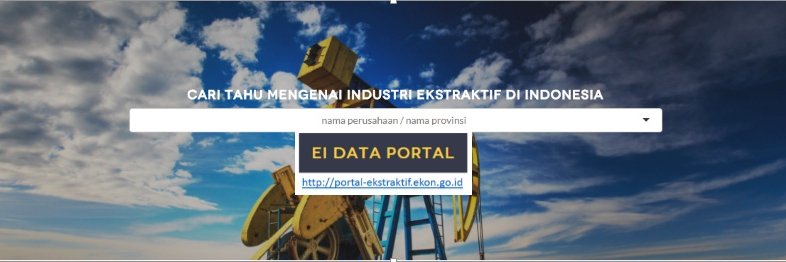 EITI Indonesia banner