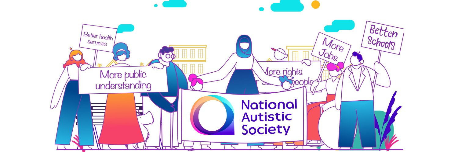 National Autistic Society's banner