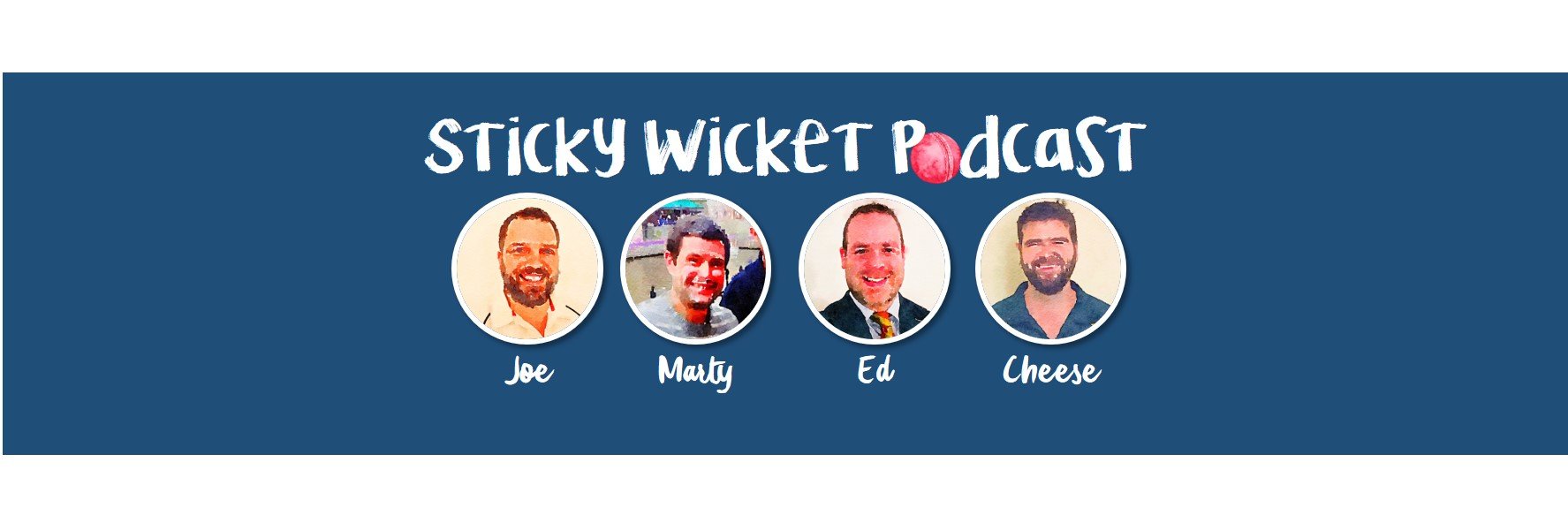 StickyWicket Podcast banner