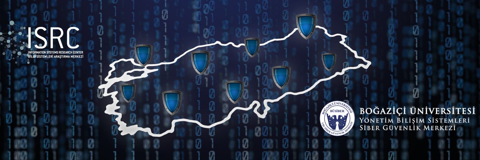 BUSİBER Boğaziçi Üniv. YBS Siber Güvenlik Merkezi banner
