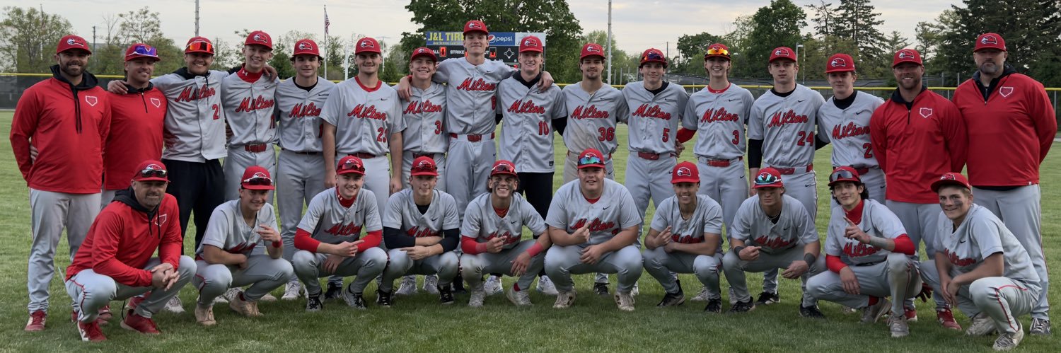 Milton HS Baseball banner