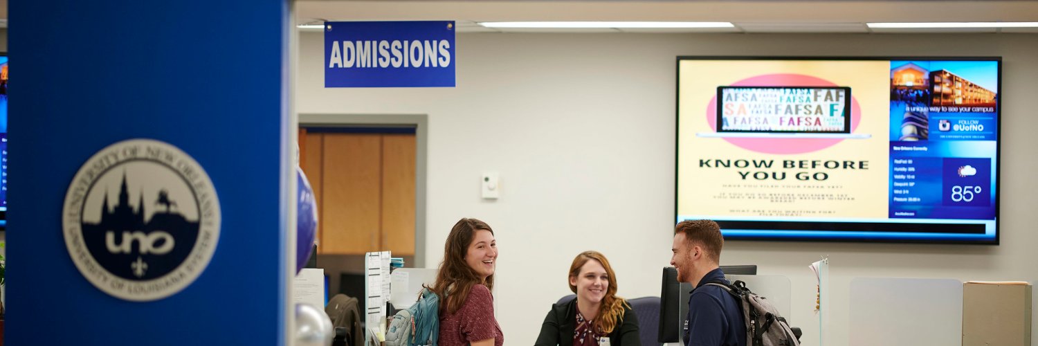 UNO Admissions banner