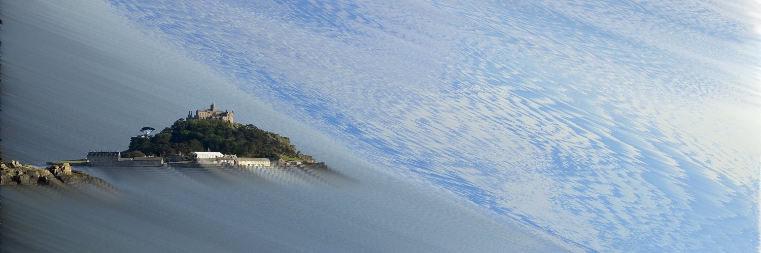 john m's sunrise skulls banner