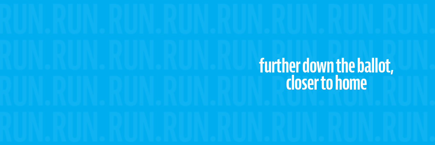Run for Something's banner