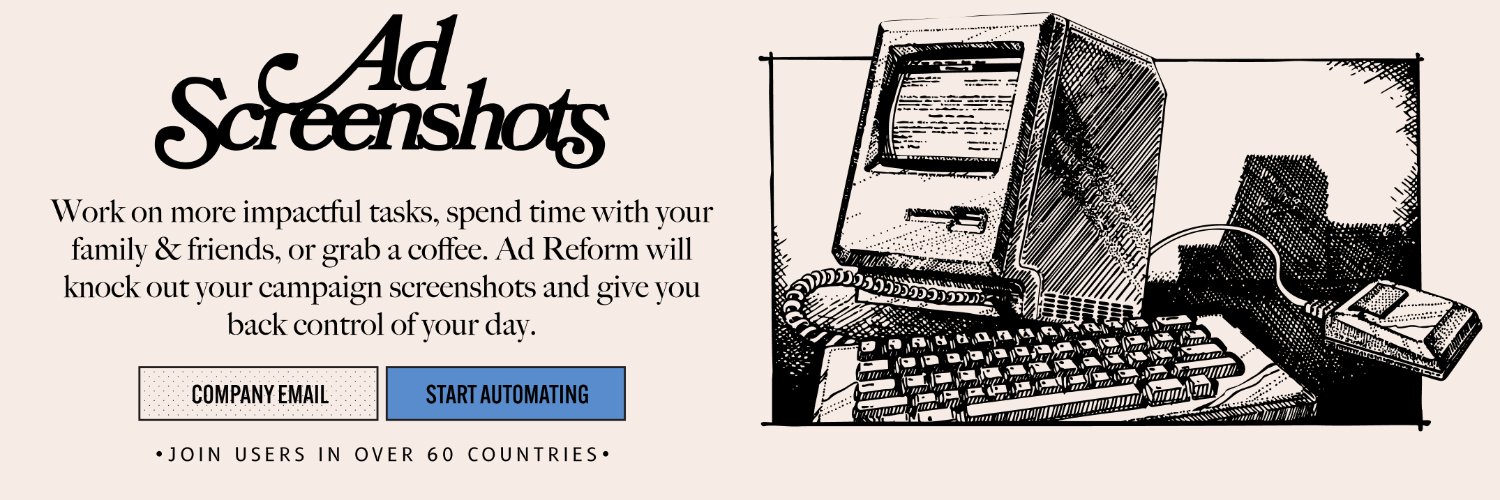 AdReformers's profile banner image