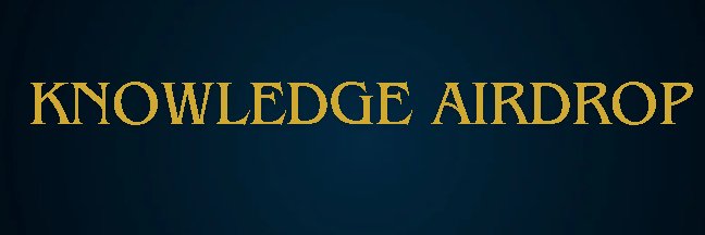 Knowledge Airdrop banner