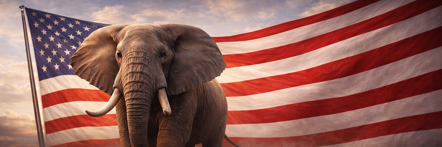 Proud Elephant 🇺🇸🦅 banner