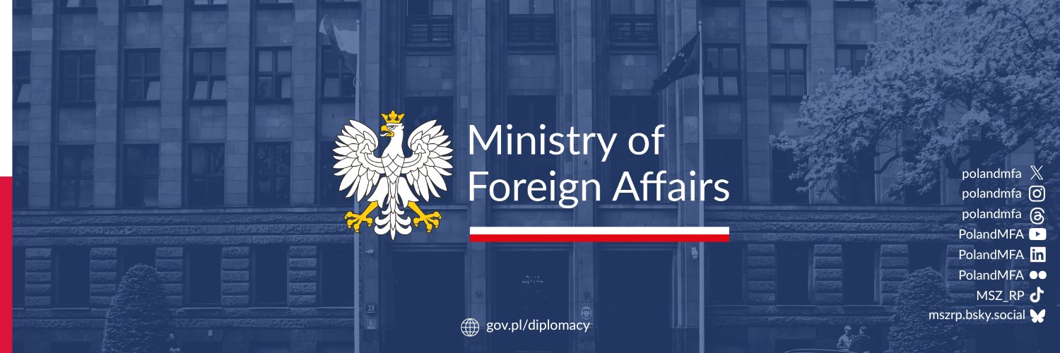 Ministry of Foreign Affairs 🇵🇱 banner