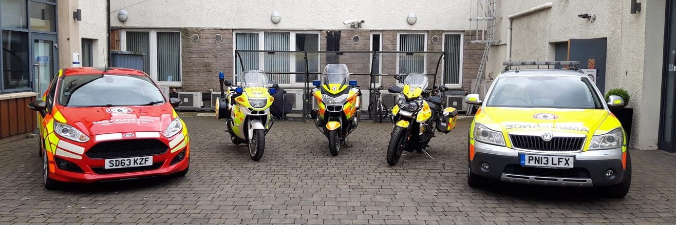 NERVS Blood Bikes banner