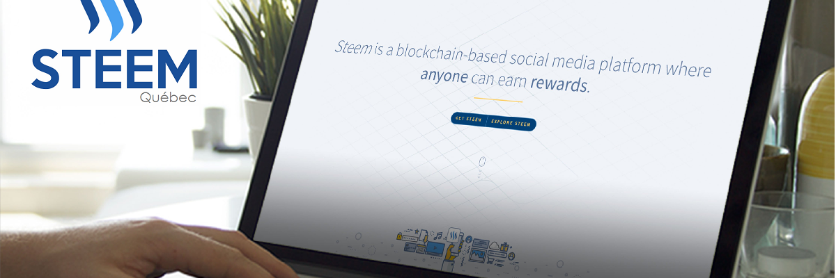 Steem Québec banner