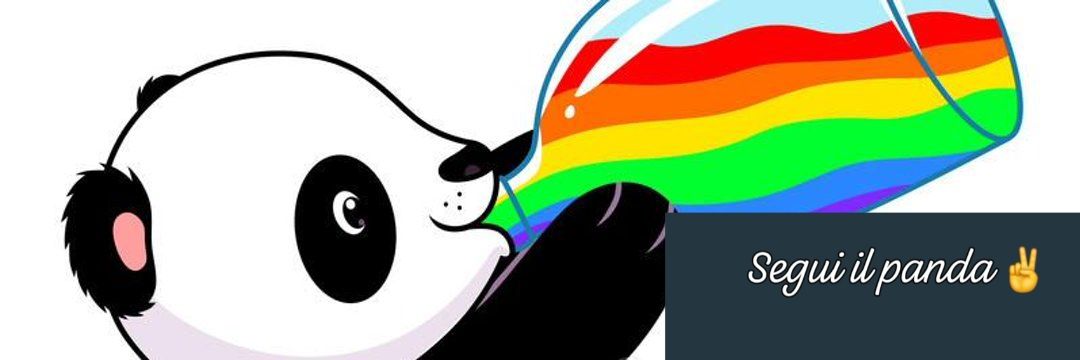 IL PANDA DAL CUORE COLORATO DI BLU ❤️🏳️‍🌈💙 banner