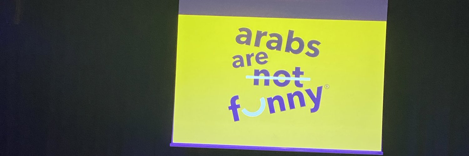 Arabs Are Not Funny Profile Banner