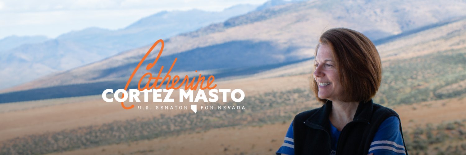 Senator Cortez Masto banner