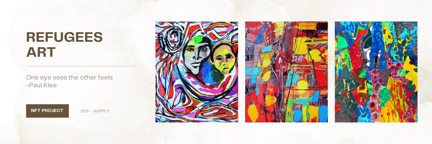 refugeesart's profile banner image