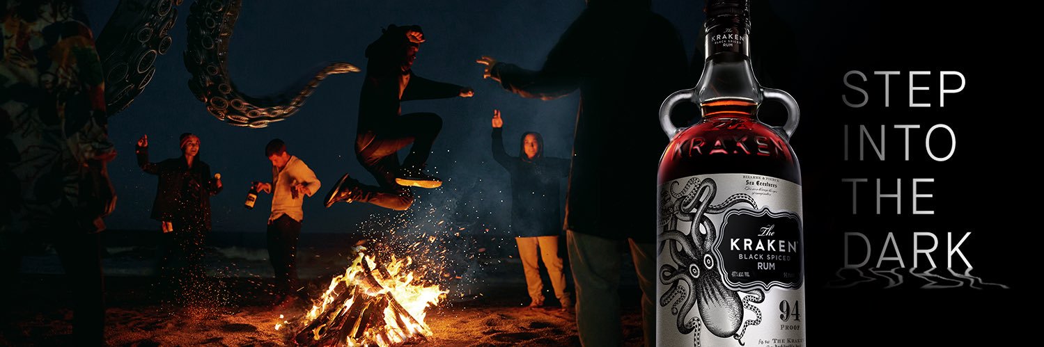 The Kraken Rum banner