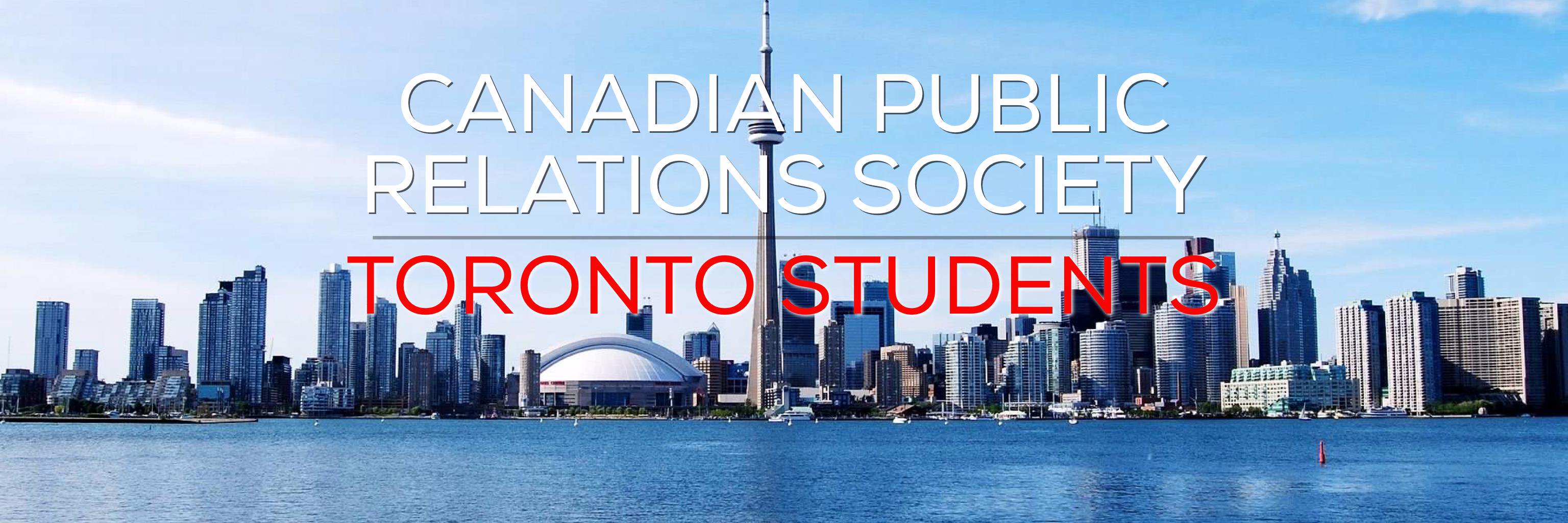 CPRS Toronto Students banner
