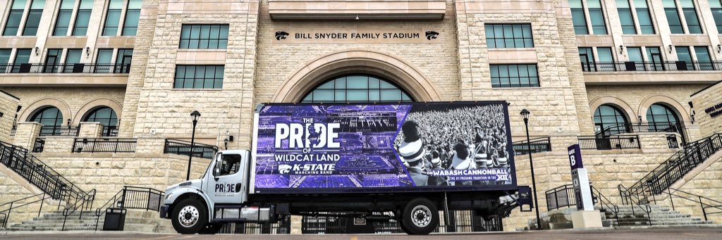 K-State Band Managers banner