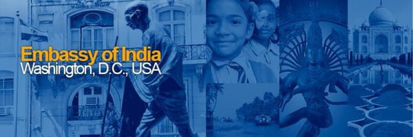 EmbassyIndiaDC Visa Profile Banner
