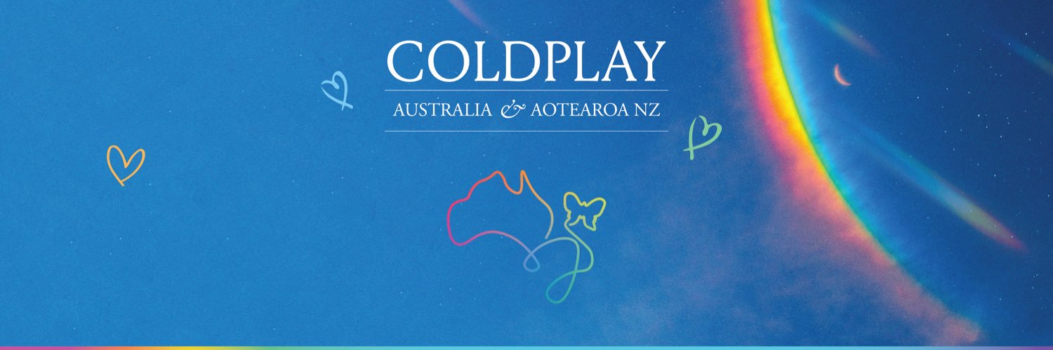 Coldplay Australia & NZ banner