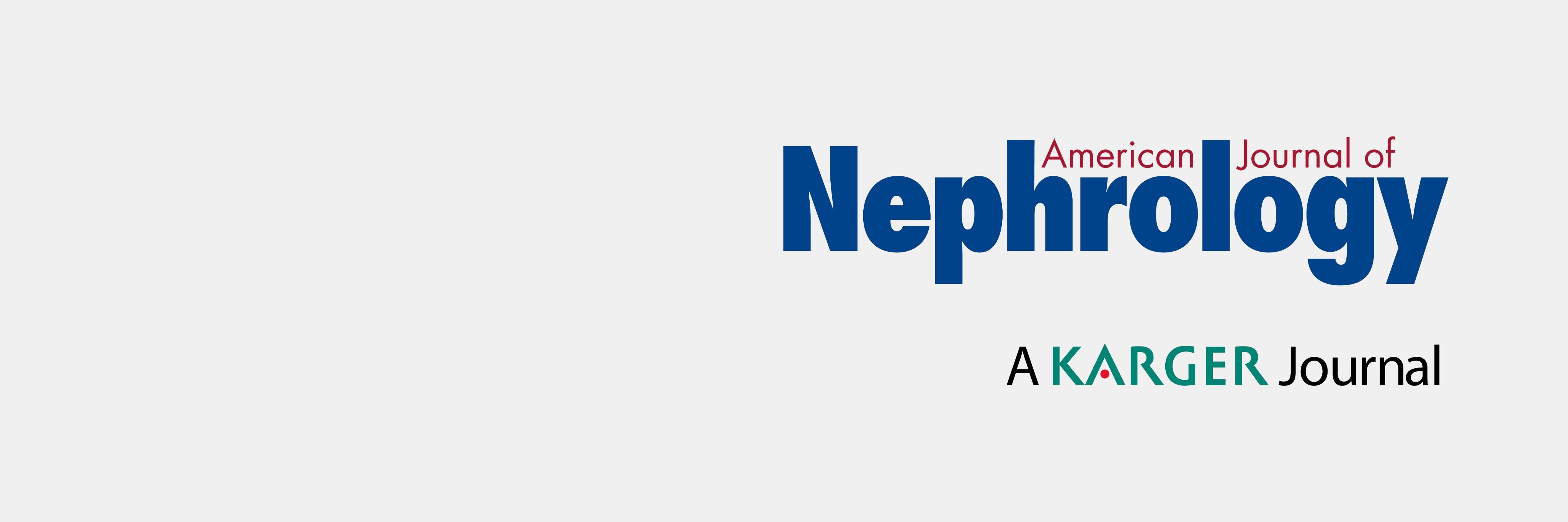 American J Nephrol banner