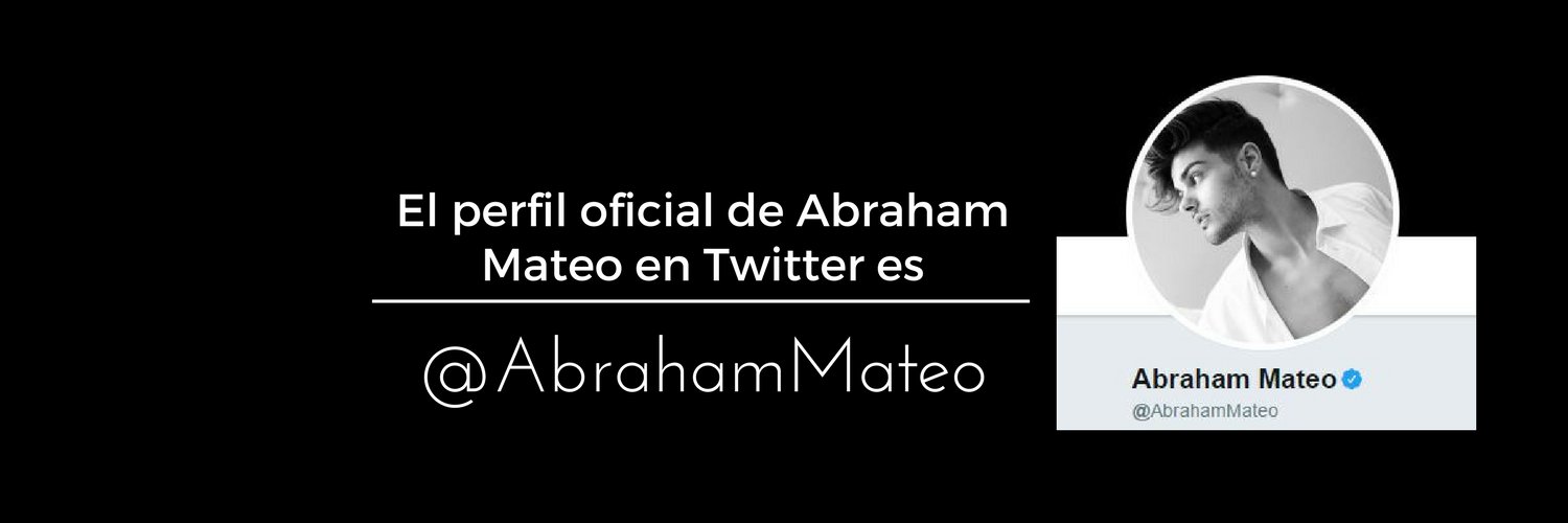 SIGUE a@AbrahamMateo Profile Banner