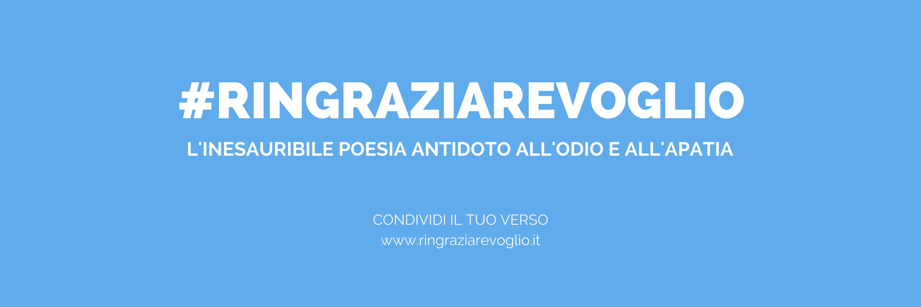 RingraziareVoglio banner