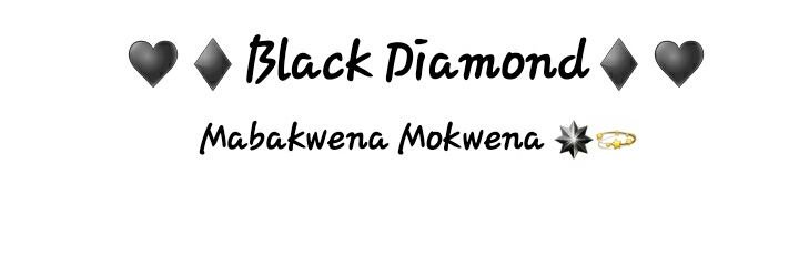 BLACK DIAMOND❤🌸 banner