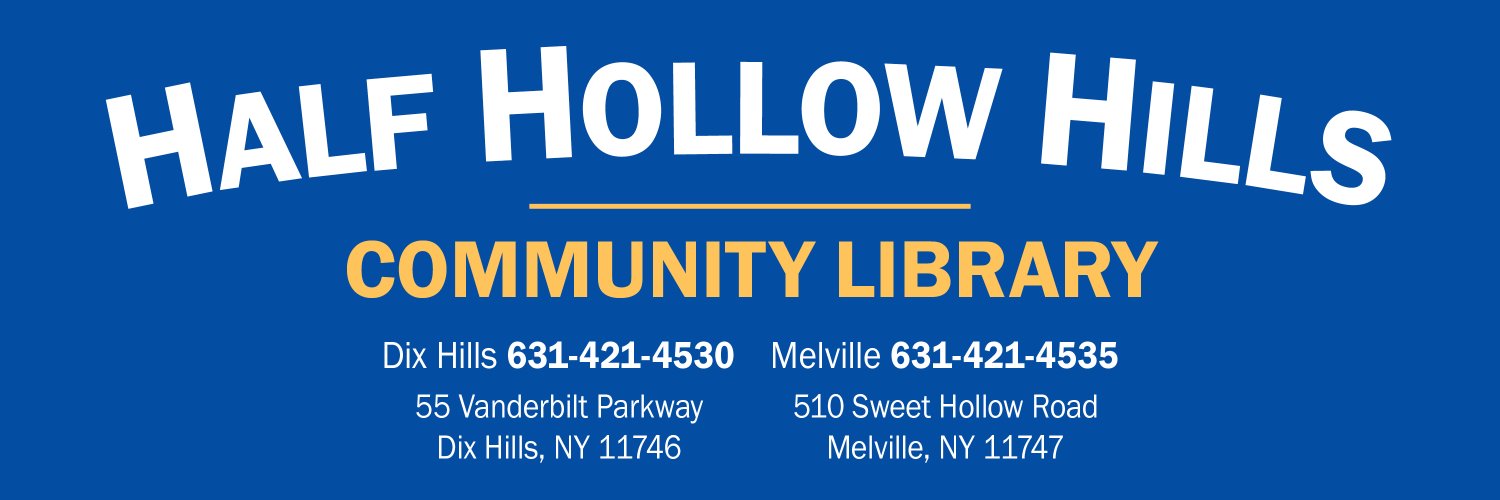 Half Hollow Hills Community Library banner