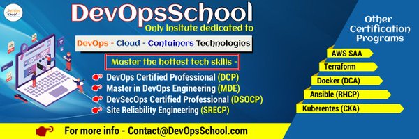 DevOpsSchools Profile Banner