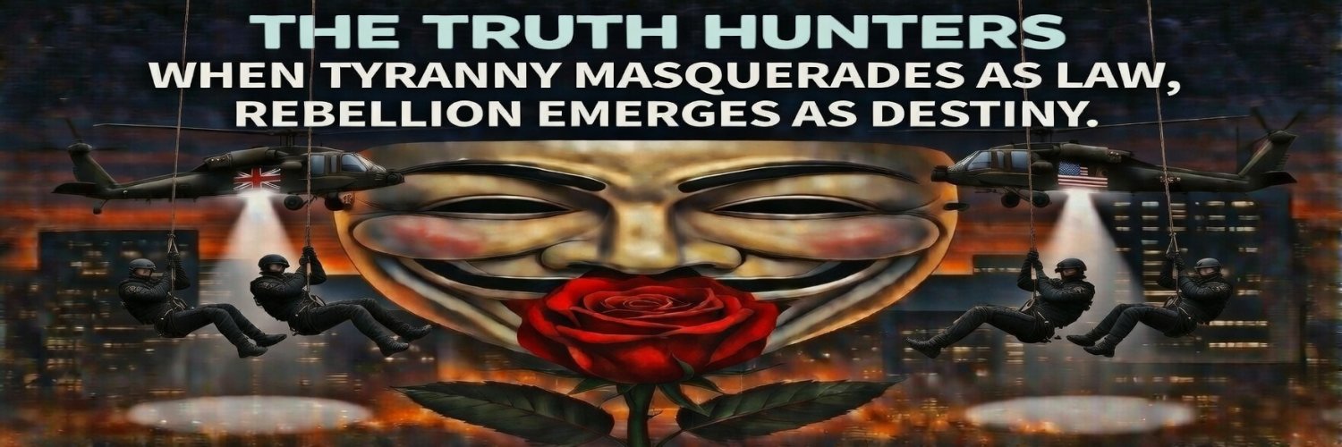 𝐓𝐡𝐞 𝐓𝐫𝐮𝐭𝐡 𝐇𝐮𝐧𝐭𝐞𝐫𝐬 banner